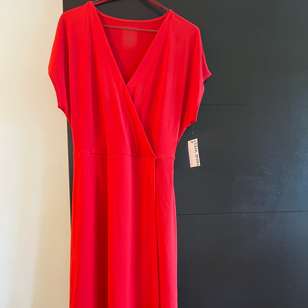 Nine West Bright Red Dress
